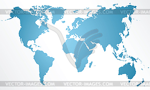Map of World - vector image