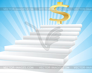 Motion to success - vector image