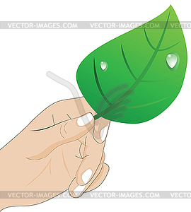 Creative concept of ecological - vector clipart