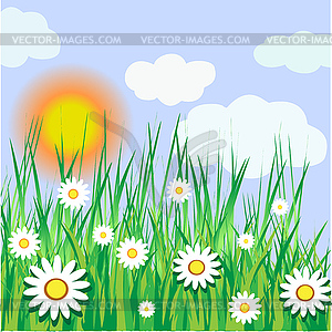 Sunny day - vector clipart