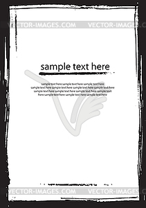 Title page graphic style - royalty-free vector image