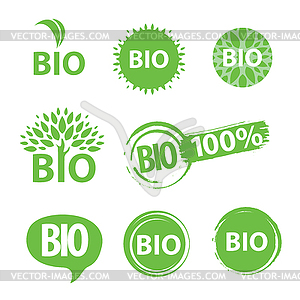 Bio logo - vector clip art