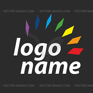 Logo spectrum - vector image