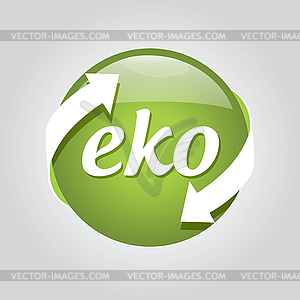 Eco logo - vector EPS clipart