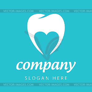 Logo dental company - vector clipart