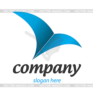 Logo yacht club - vector clipart