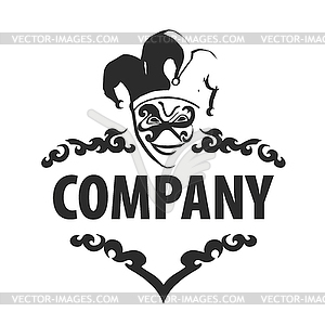 Logo joker - vector clipart