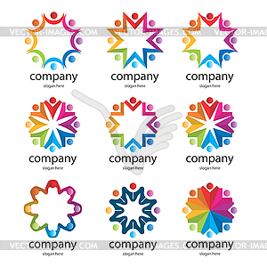 Логотипы содружеств - векторный дизайн