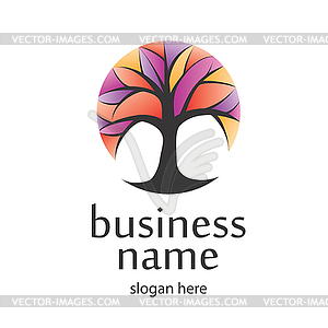 Tree logo - vector clipart