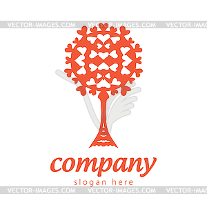 Tree of happiness - vector clipart