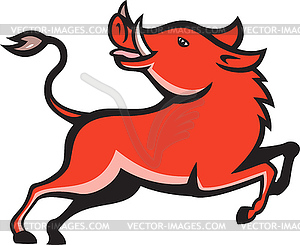 Wild Pig Razorback Hog - vector image