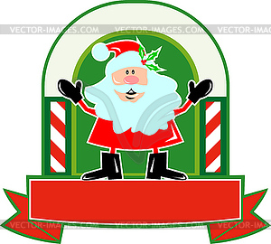 Santa Claus Father Christmas Cartoon - royalty-free vector image