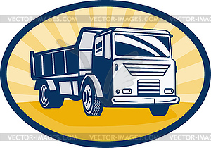 Dumper or dump truck - vector clip art