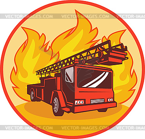 Safety Clipart-red fire engine clipart