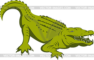 Alligator head - vector image