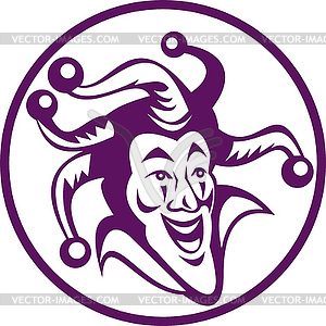 Jester icon - vector clipart