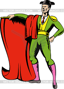 Bullfighter Matador Bullfighting - vector clipart