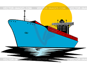 cargo ship clip art