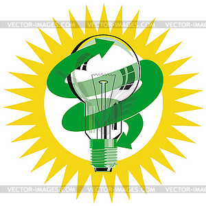 Lightbulb - royalty-free vector image