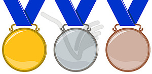 Medals - vector clipart