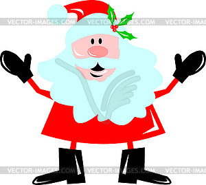 Father Christmas Santa Claus - vector clip art