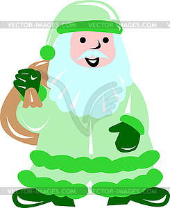 Father Christmas Santa Claus - vector image