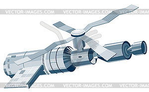 Skylab Space Station Satellite - vector clipart