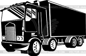 Truck container van - vector clip art