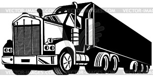 Truck container van - vector clipart