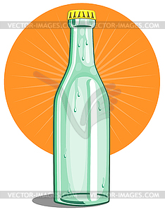 Softdrink Bottle Retro - vector clipart