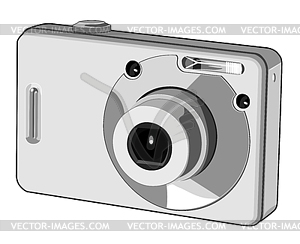 Digital Camera Retro - vector image