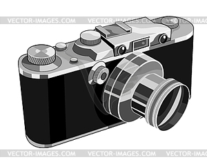 Vintage Camera Retro - vector clip art