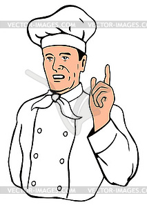Chef Cook Baker - vector clipart
