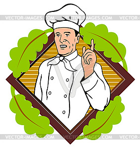 Chef Cook Baker - vector clipart