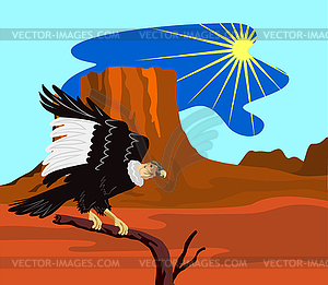 Vulture Buzzard Bird - vector clipart