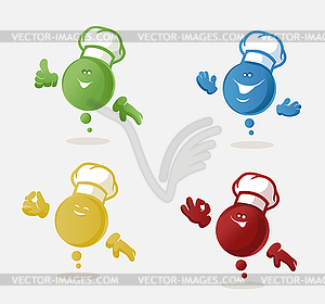 Funny chef - vector image