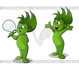 Green man - vector clipart