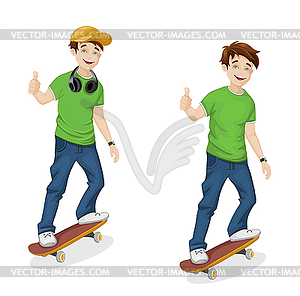 Boy - vector image