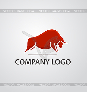 Red bull logo - vector image