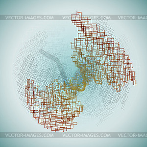 Abstract Geometric Background - Illustration - vector image