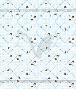 Geometric seamless vintage pattern background with - vector clipart