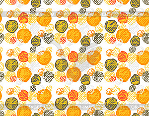 Seamless pattern of simple geometry. Retro-style - vector clip art