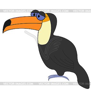 Toucan Cartoon - vector image