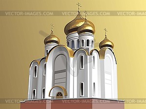 Церковь - векторный клипарт / векторное изображение