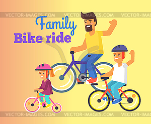 family bike ride