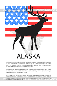 Флаг Аляски Фото