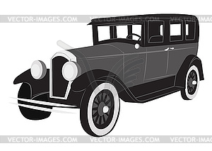 Retro car - vector clipart