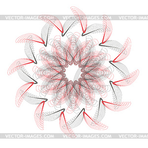 Abstract floral design - vector clip art