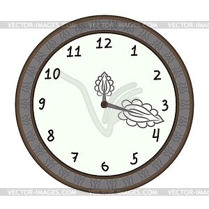 Wall clock - vector image