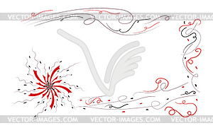 Design for invitation - vector clipart